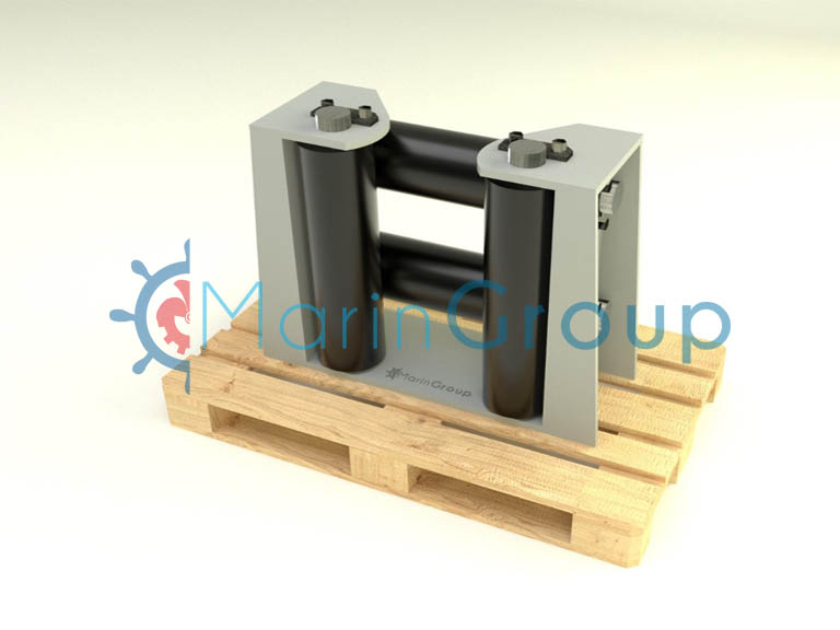 CB/T 3062 Type B Universal Fairlead Roller with 4 Rollers /Makaralı Kurtağzı Silindir