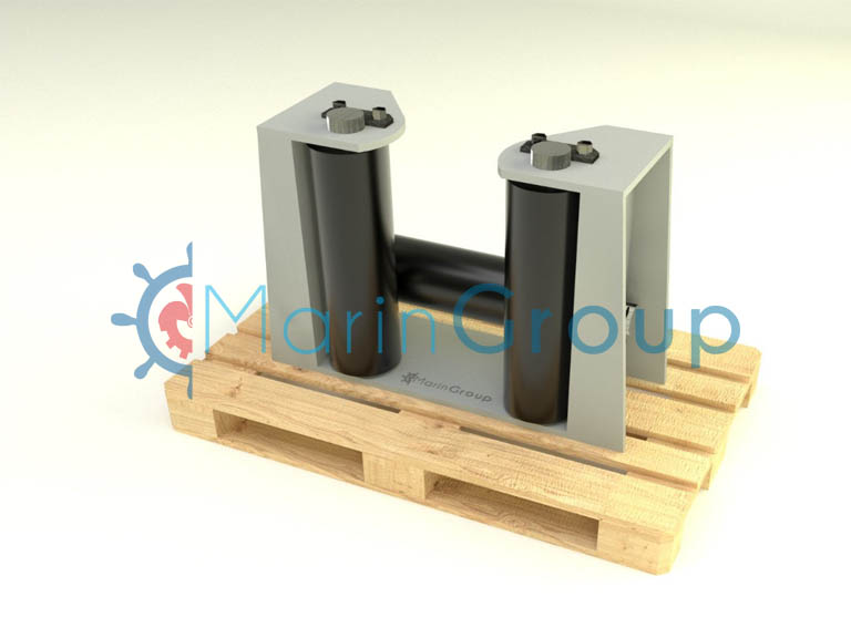 CB/T3062 Type A Fairlead Roller with 3 Rollers/Makaralı Kurtağzı Silindir