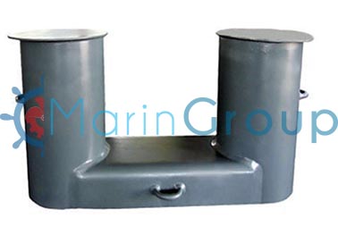 JIS F 2001 Double Bitt Bollard with Base